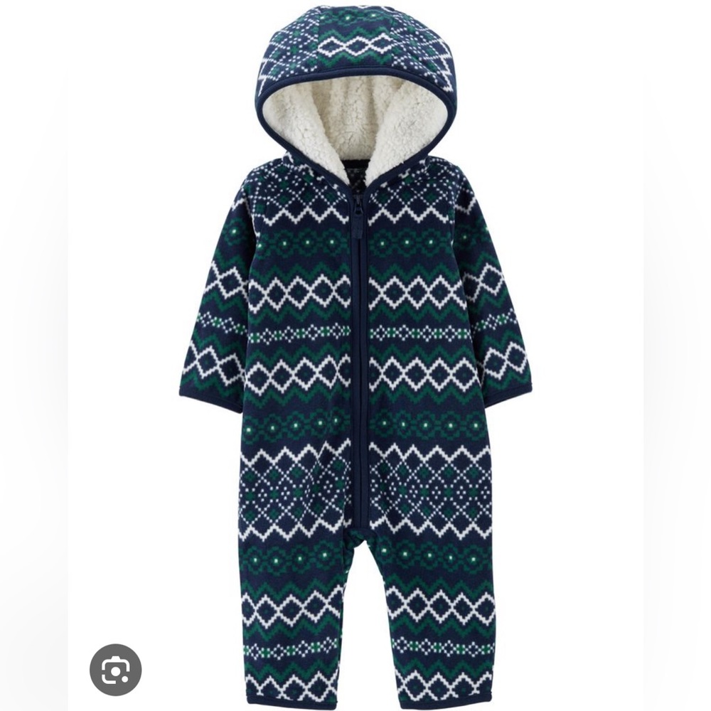 Carter’s fleece jumpsuit from the winter 2022 collection.